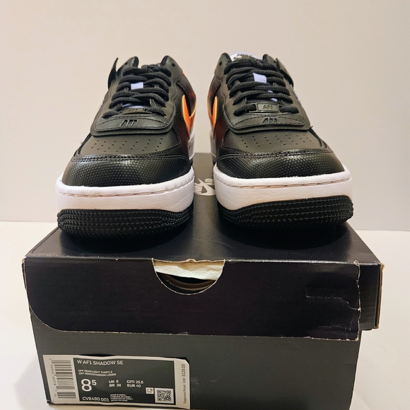 Nike Women's Air Force 1 Shadow SE Black with Multicolor Accents - Picture 2 of 8